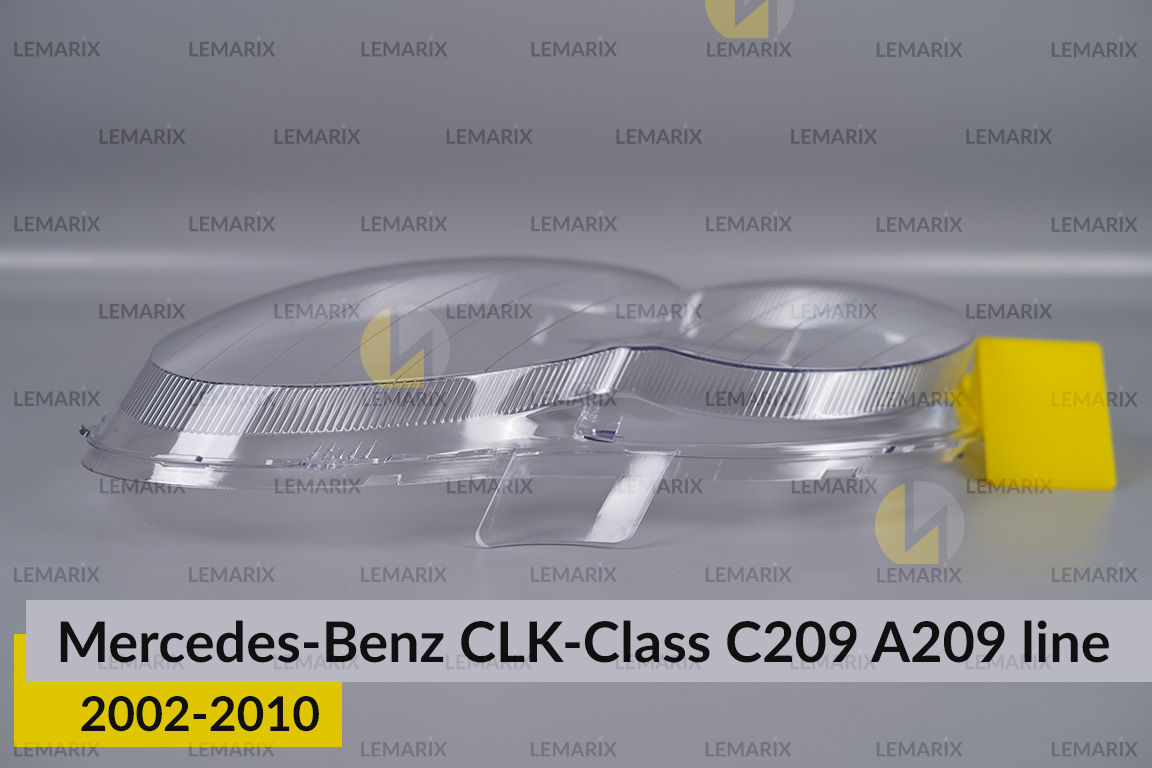 Скло фари Mercedes-Benz CLK-Class C209 A209 (2002-2010) полоски ліве