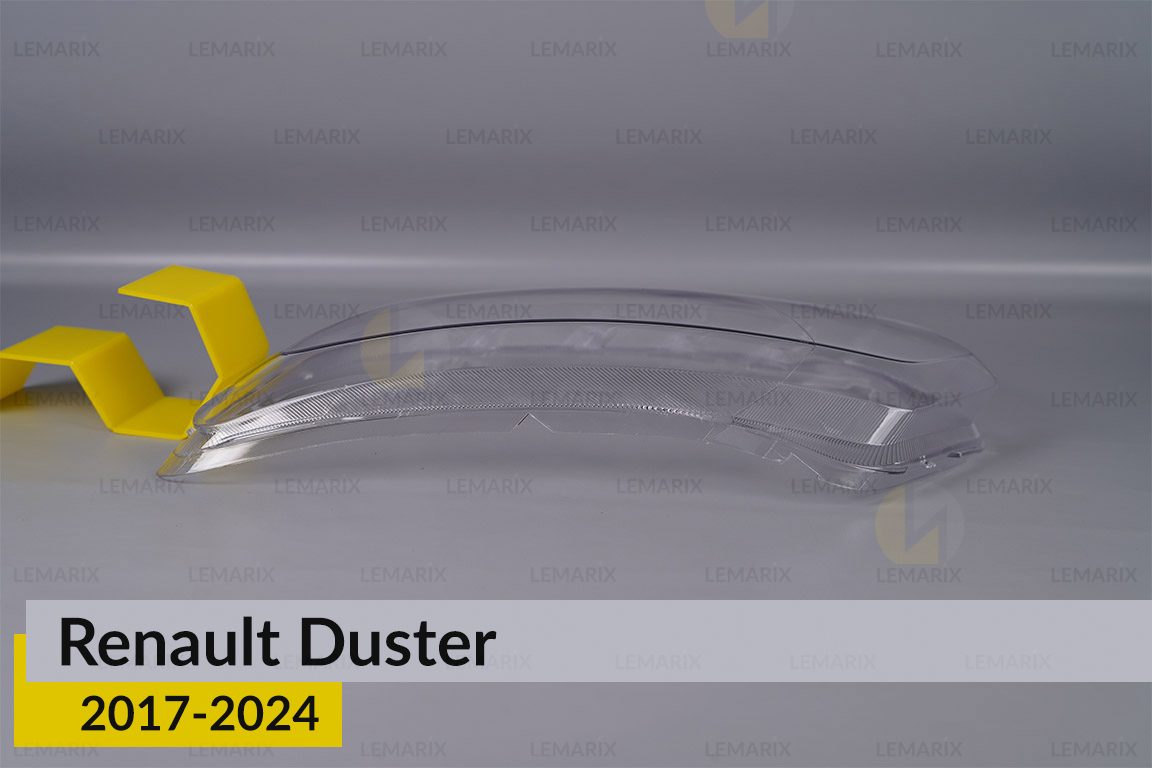 Стекло фары Renault Duster LED (2017-2024) левое