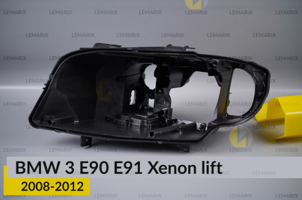 Корпус фари BMW 3 E90 E91 Xenon (2008-2012) рест лівий