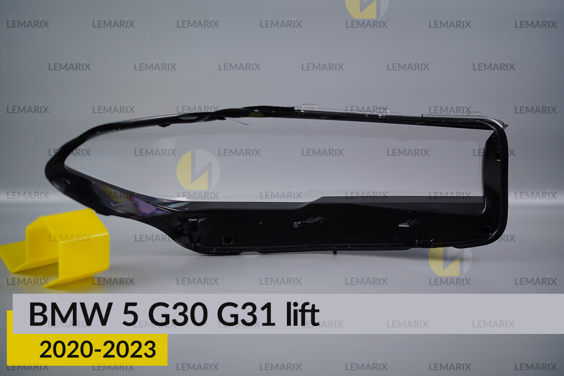 Скло фари BMW 5 G30 G31 (2020-2023) рест ліве