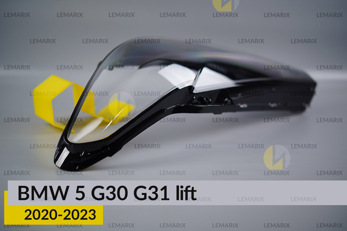 Скло фари BMW 5 G30 G31 (2020-2023) рест ліве