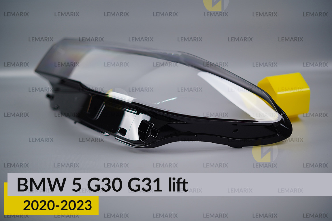 Скло фари BMW 5 G30 G31 (2020-2023) рест ліве