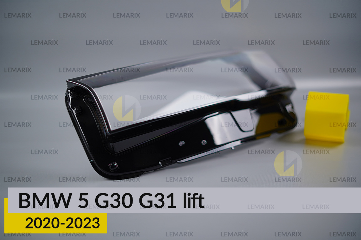 Скло фари BMW 5 G30 G31 (2020-2023) рест ліве