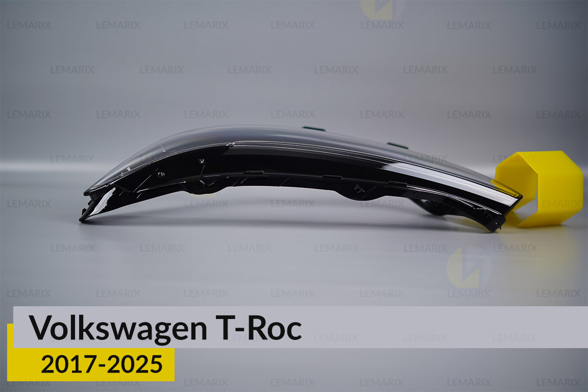 Скло фари VW Volkswagen T-Roc Full LED (2017-2025) дорест ліве