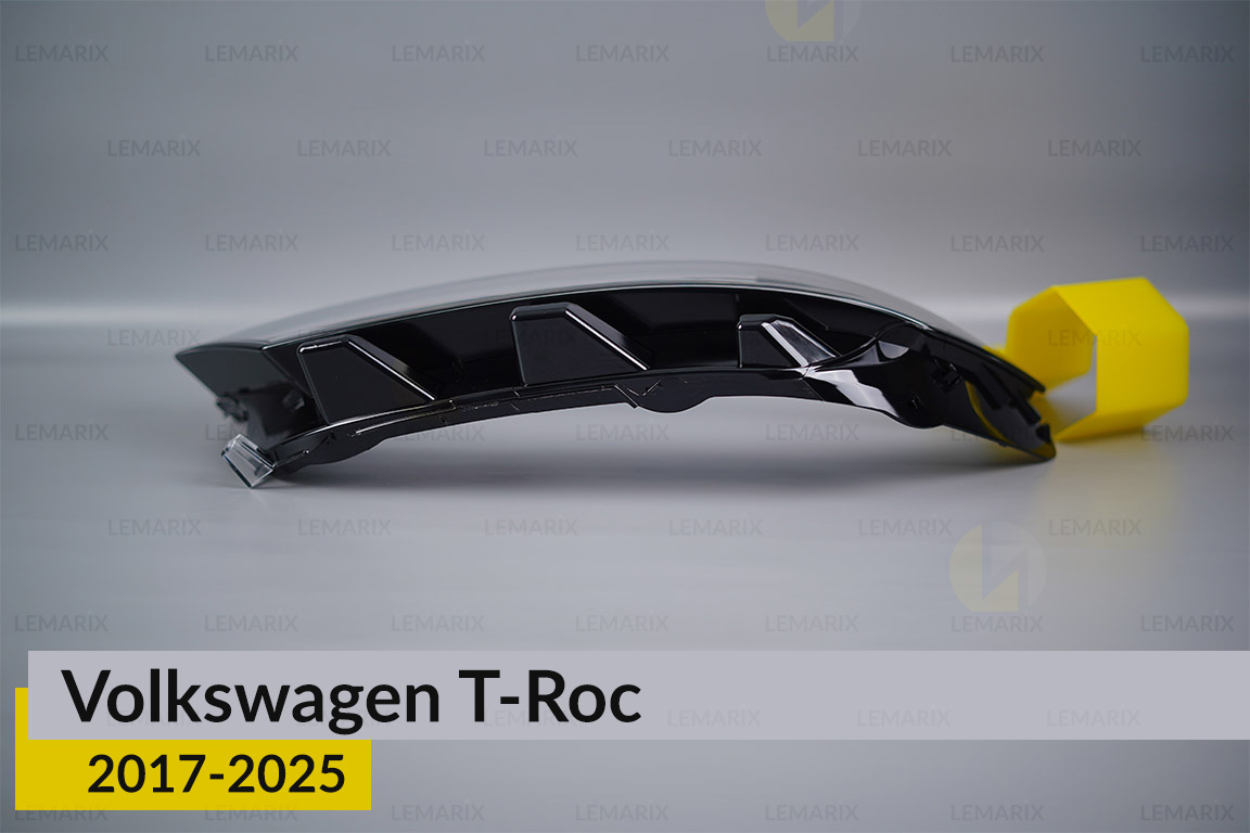 Скло фари VW Volkswagen T-Roc Full LED (2017-2025) дорест ліве