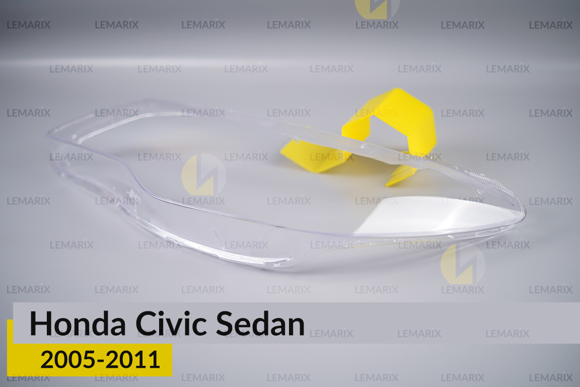 Стекло фары Honda Civic Sedan (2005-2011) левое