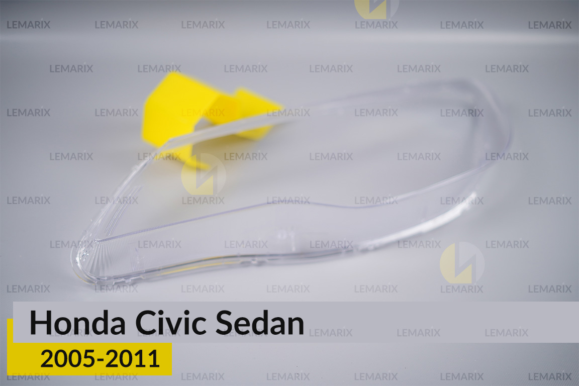 Стекло фары Honda Civic Sedan (2005-2011) левое