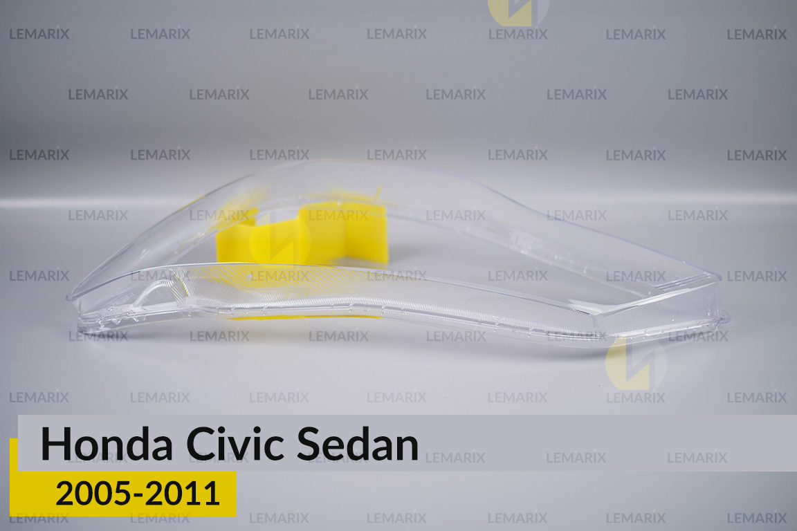 Стекло фары Honda Civic Sedan (2005-2011) левое