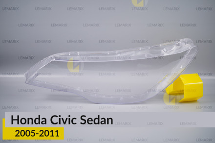Скло фари Honda Civic Sedan (2005-2011) ліве