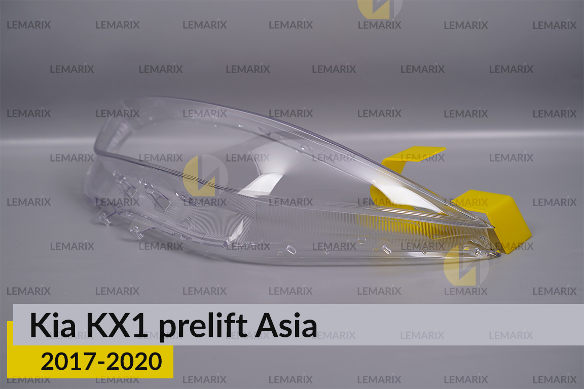 Скло фари Kia KX1 Asia (2017-2020) дорест ліве