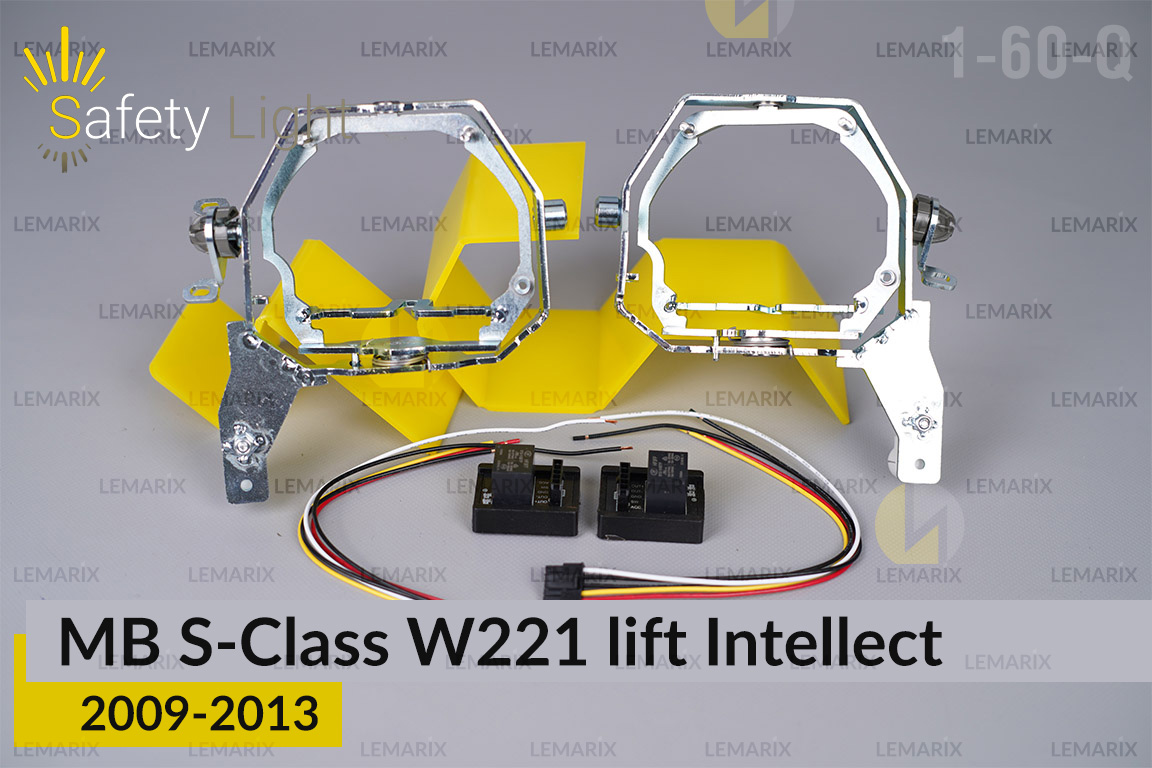 Переходная рамка для Mercedes-Benz S-Class W221 Intellect (2009-2013) рест