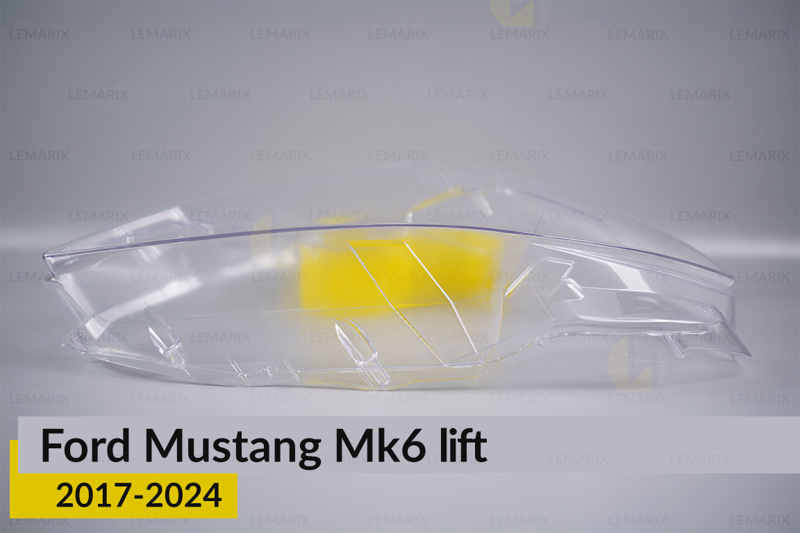 Скло фари Ford Mustang Mk6 (2017-2024) рест праве