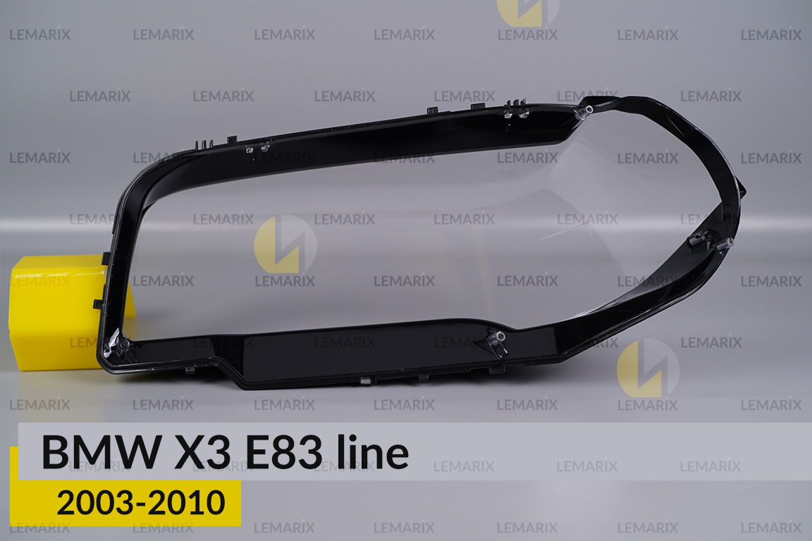 Скло фари BMW X3 E83 (2003-2010) полоска праве
