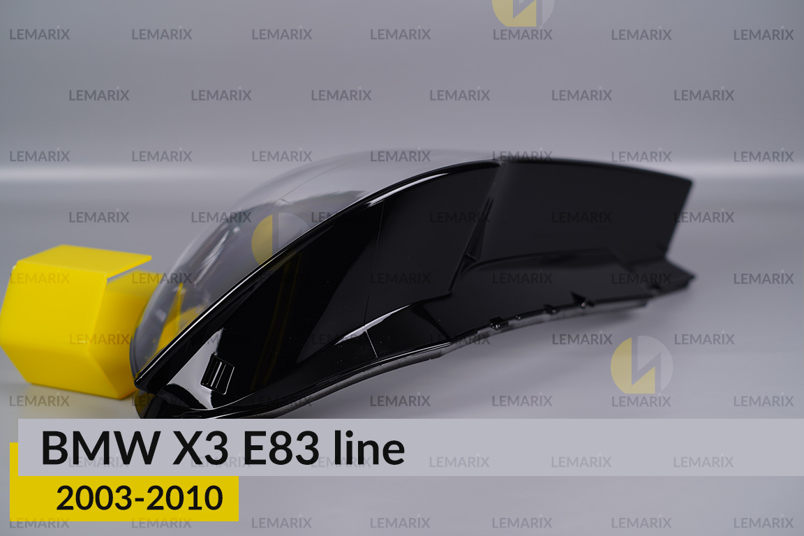 Скло фари BMW X3 E83 (2003-2010) полоска праве