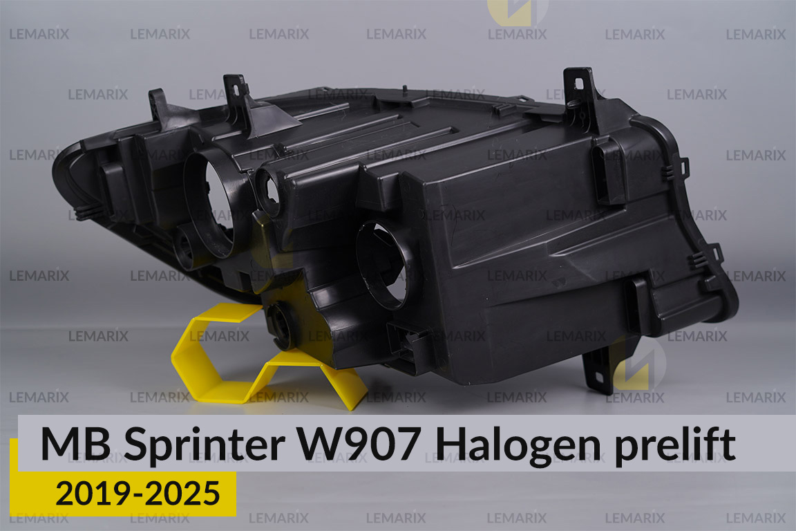 Корпус фари Mercedes-Benz Sprinter W907 Halogen (2019-2026) дорест лівий