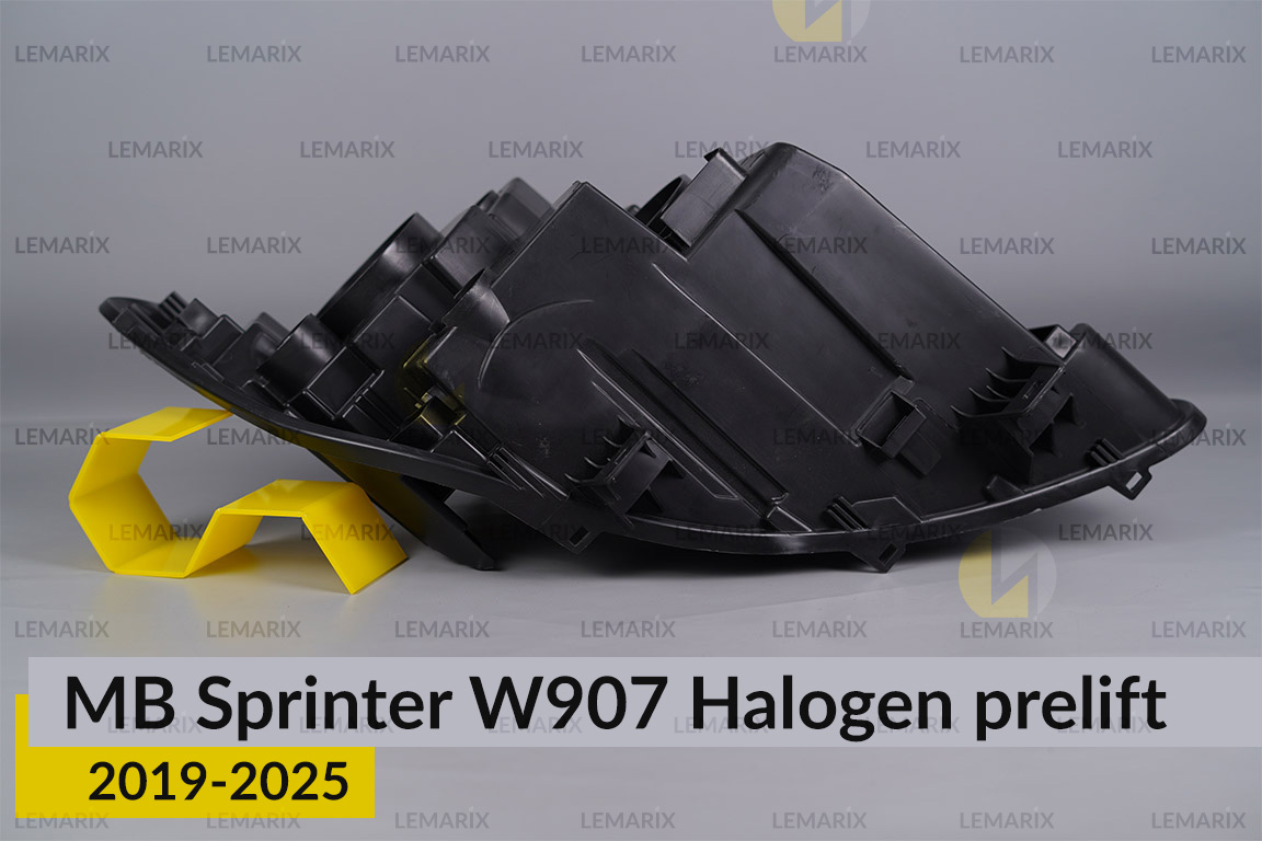 Корпус фари Mercedes-Benz Sprinter W907 Halogen (2019-2026) дорест лівий