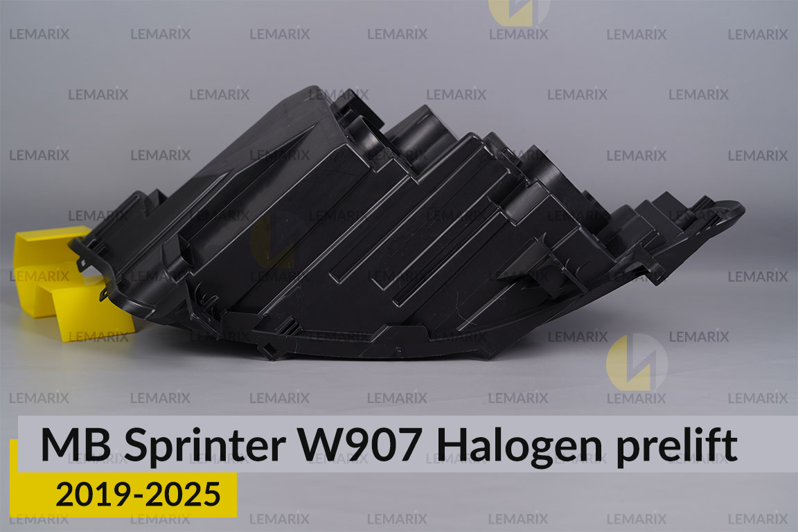 Корпус фари Mercedes-Benz Sprinter W907 Halogen (2019-2026) дорест лівий