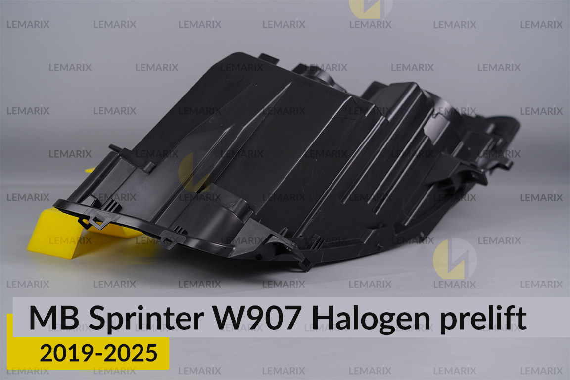 Корпус фари Mercedes-Benz Sprinter W907 Halogen (2019-2026) дорест лівий