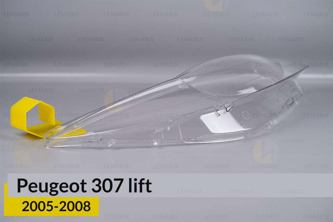 Скло фари Peugeot 307 (2005-2008) рест праве