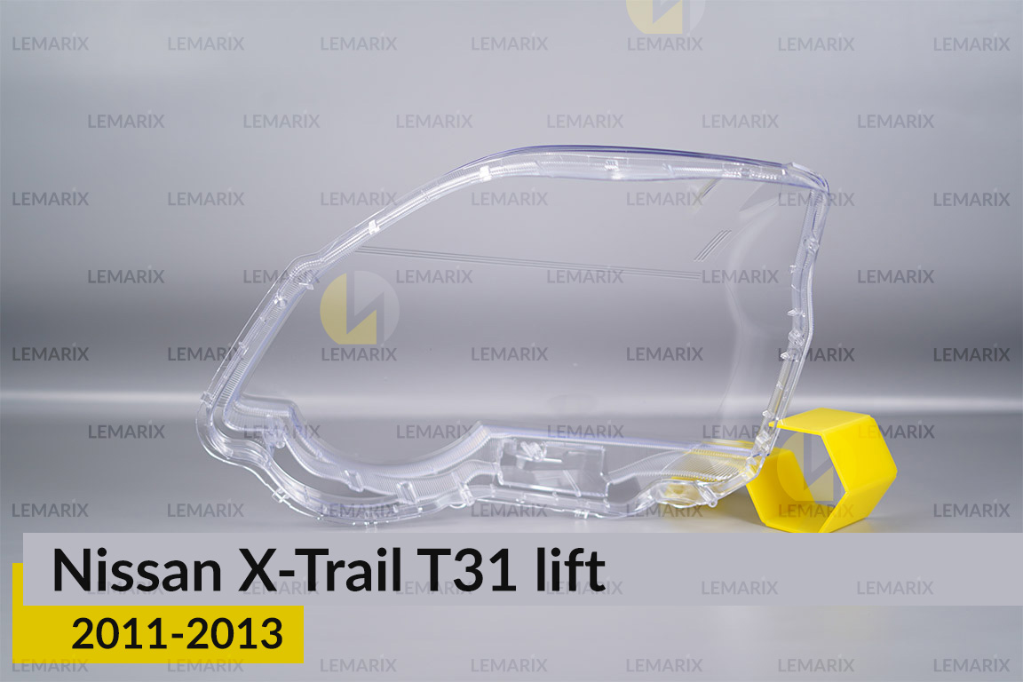 Скло фари Nissan X-Trail T31 (2011-2013) рест праве