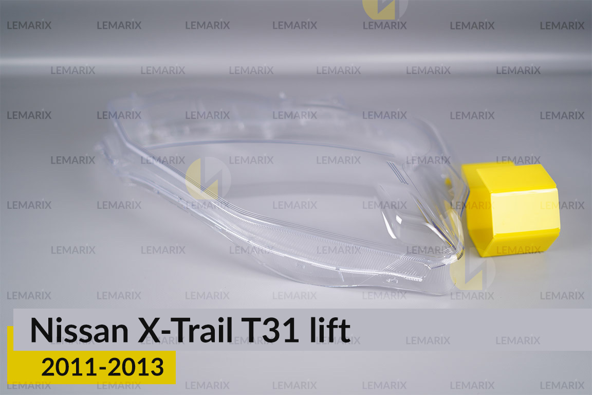 Скло фари Nissan X-Trail T31 (2011-2013) рест праве