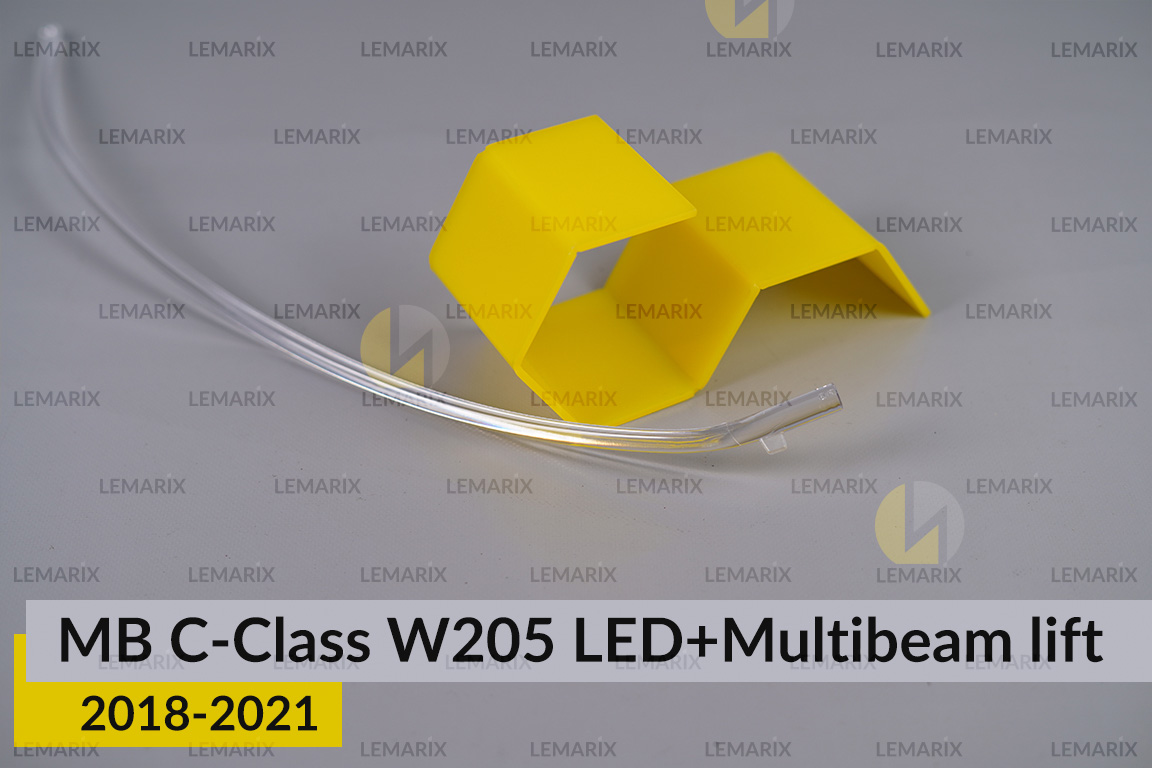 Световод фары Mercedes-Benz C-Class W205 LED Multibeam (2018-2021) рест длинный левый