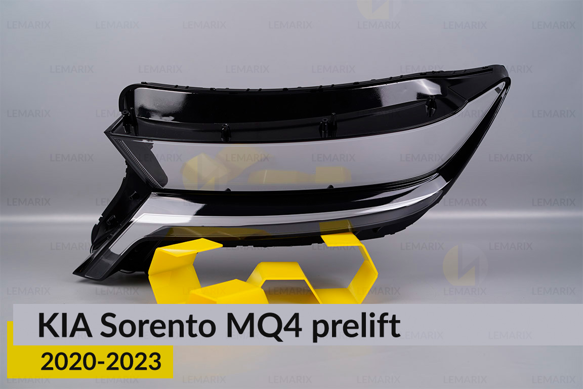Стекло фары KIA Sorento MQ4 USA (2020-2023) дорест левое