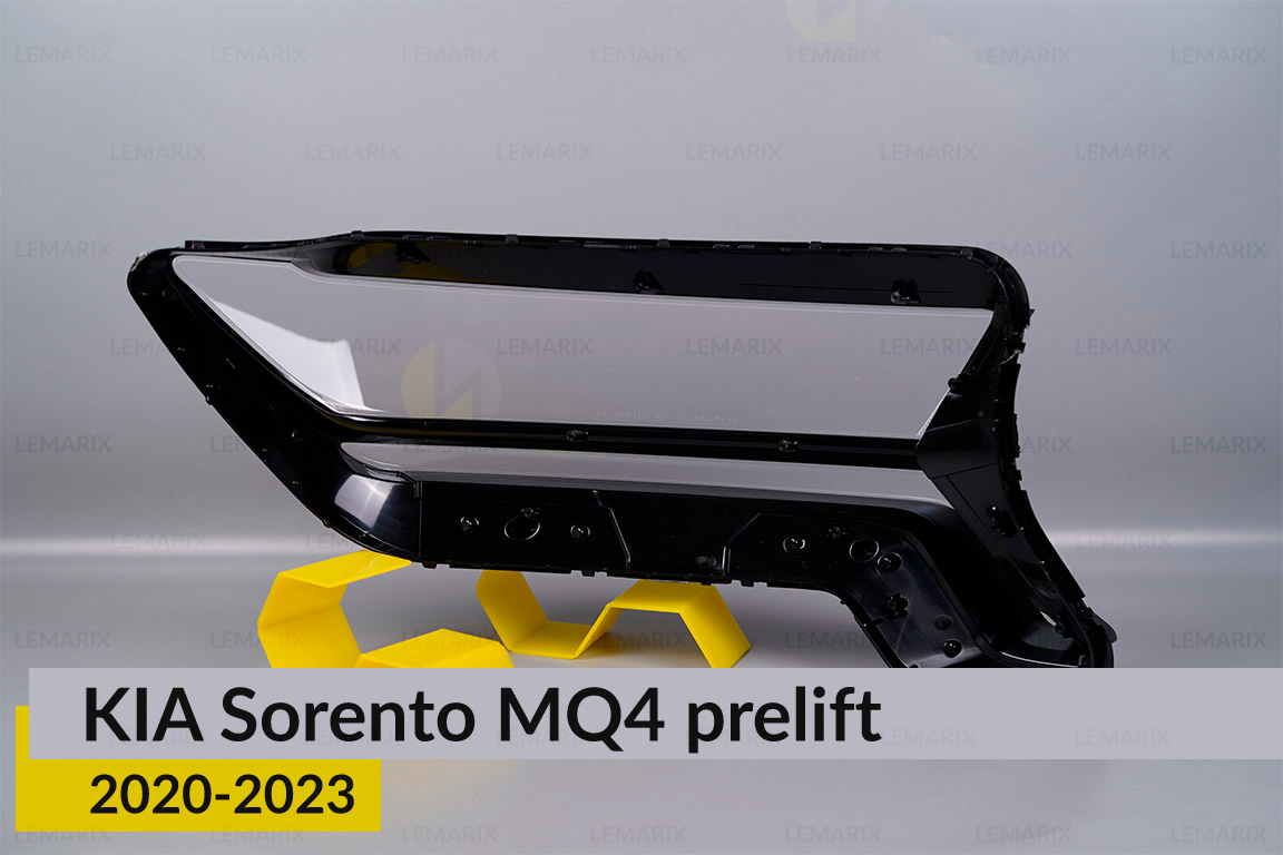Стекло фары KIA Sorento MQ4 USA (2020-2023) дорест левое