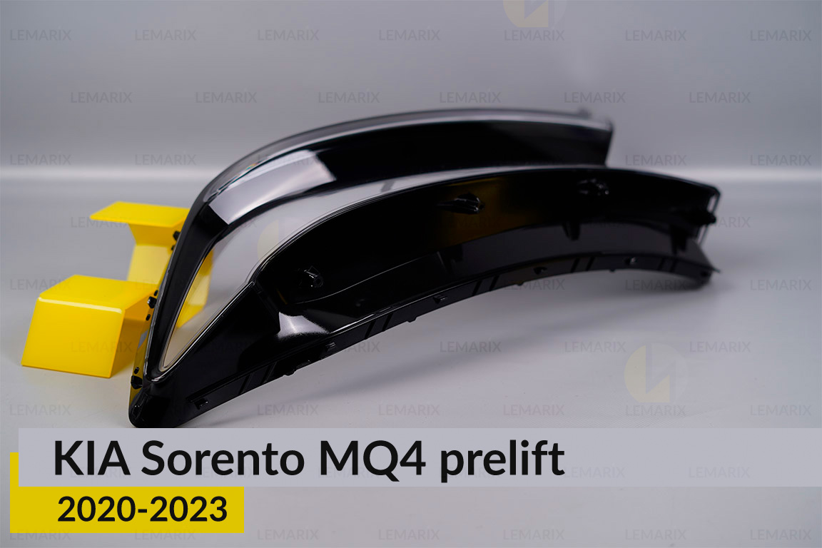 Стекло фары KIA Sorento MQ4 USA (2020-2023) дорест левое