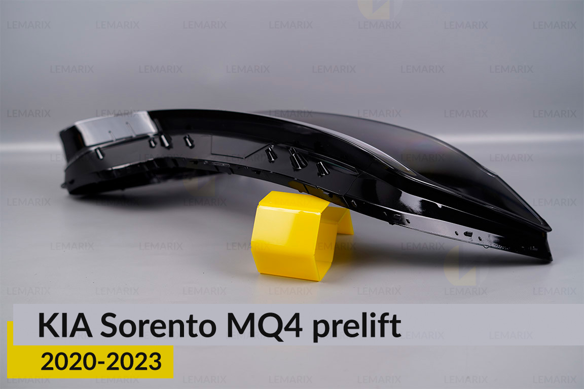Стекло фары KIA Sorento MQ4 USA (2020-2023) дорест левое
