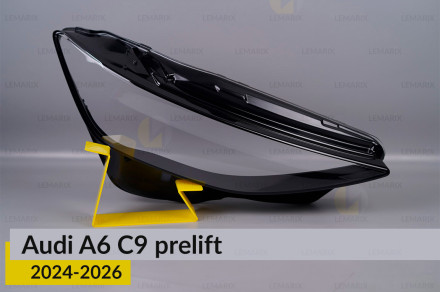 Скло фари Audi A6 C9 (2024-2026) дорест праве