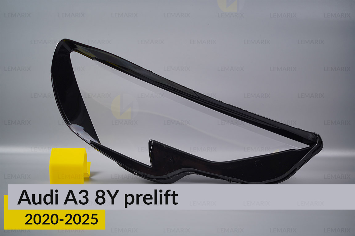 Скло фари Audi A3 8Y (2020-2026) дорест ліве