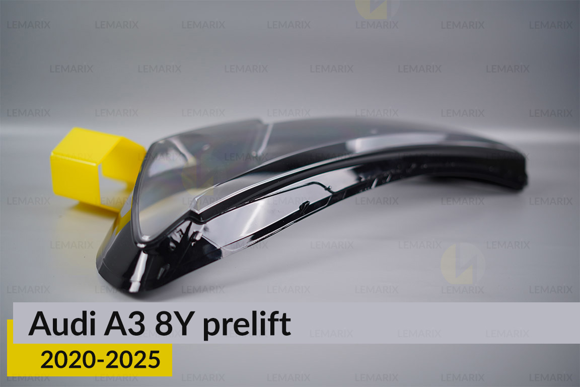 Скло фари Audi A3 8Y (2020-2026) дорест ліве