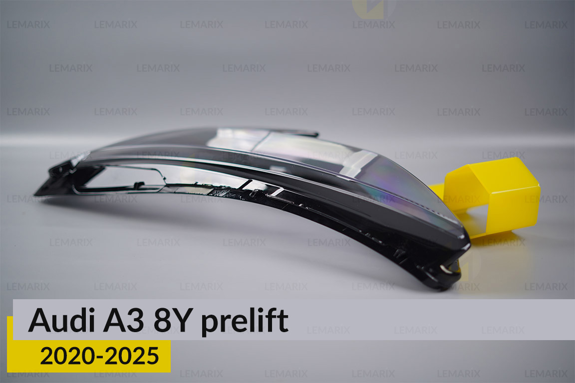 Скло фари Audi A3 8Y (2020-2026) дорест ліве