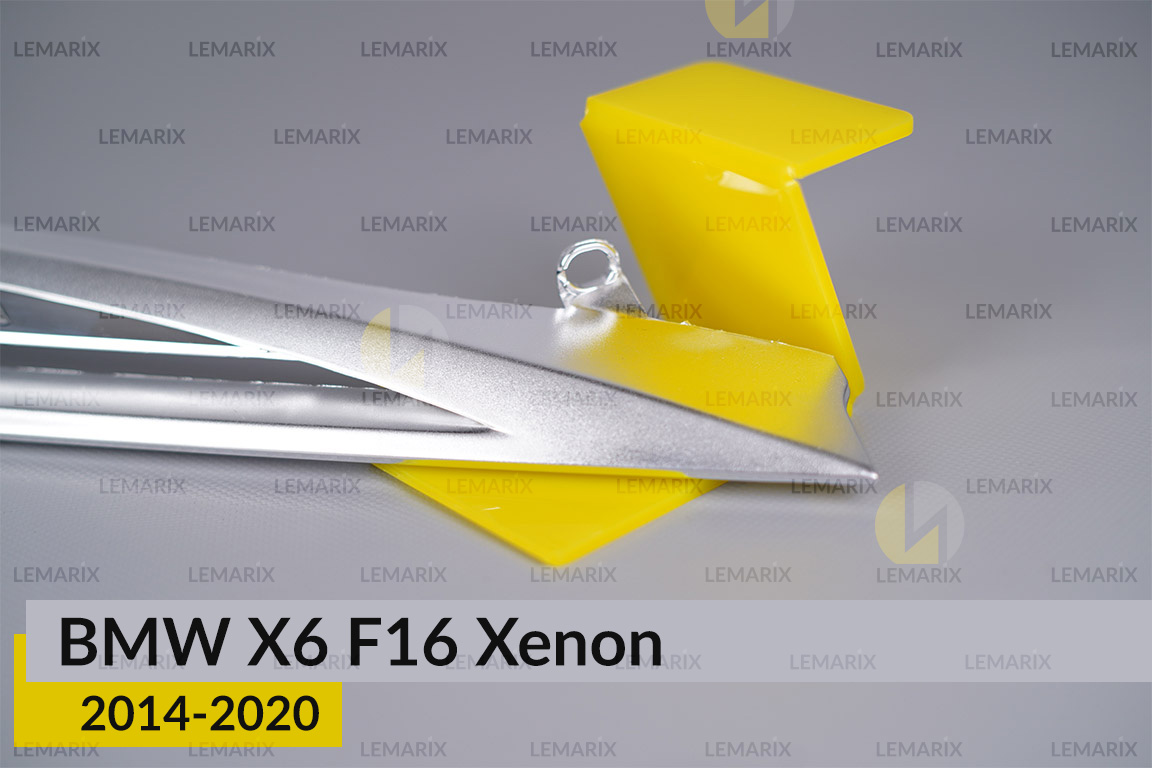 Хромована декоративна маска верхня BMW X6 F16 Xenon (2014-2020) права
