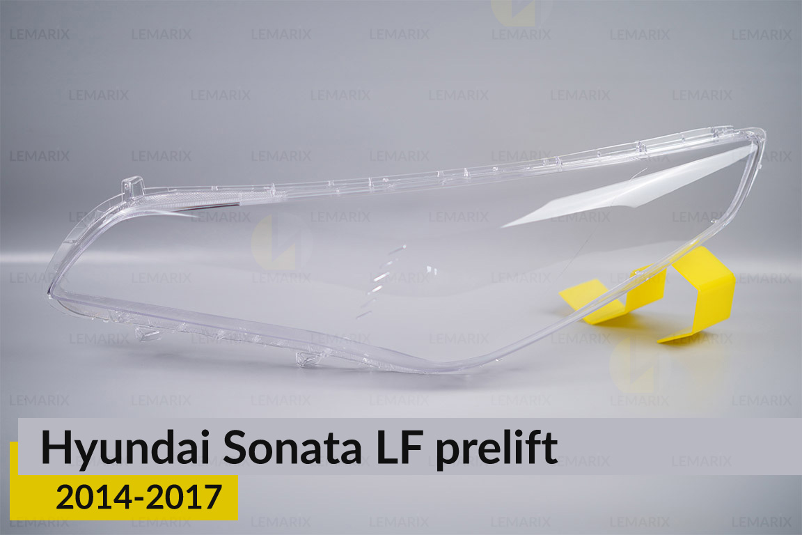 Стекло фары Hyundai Sonata LF (2014-2017) дорест левое