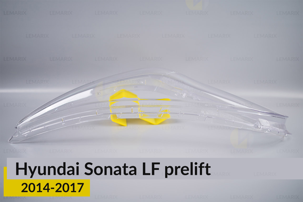 Стекло фары Hyundai Sonata LF (2014-2017) дорест левое
