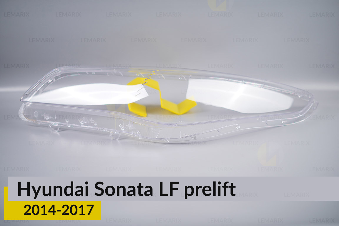 Стекло фары Hyundai Sonata LF (2014-2017) дорест левое