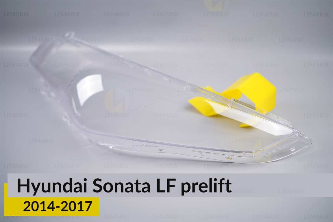 Стекло фары Hyundai Sonata LF (2014-2017) дорест левое
