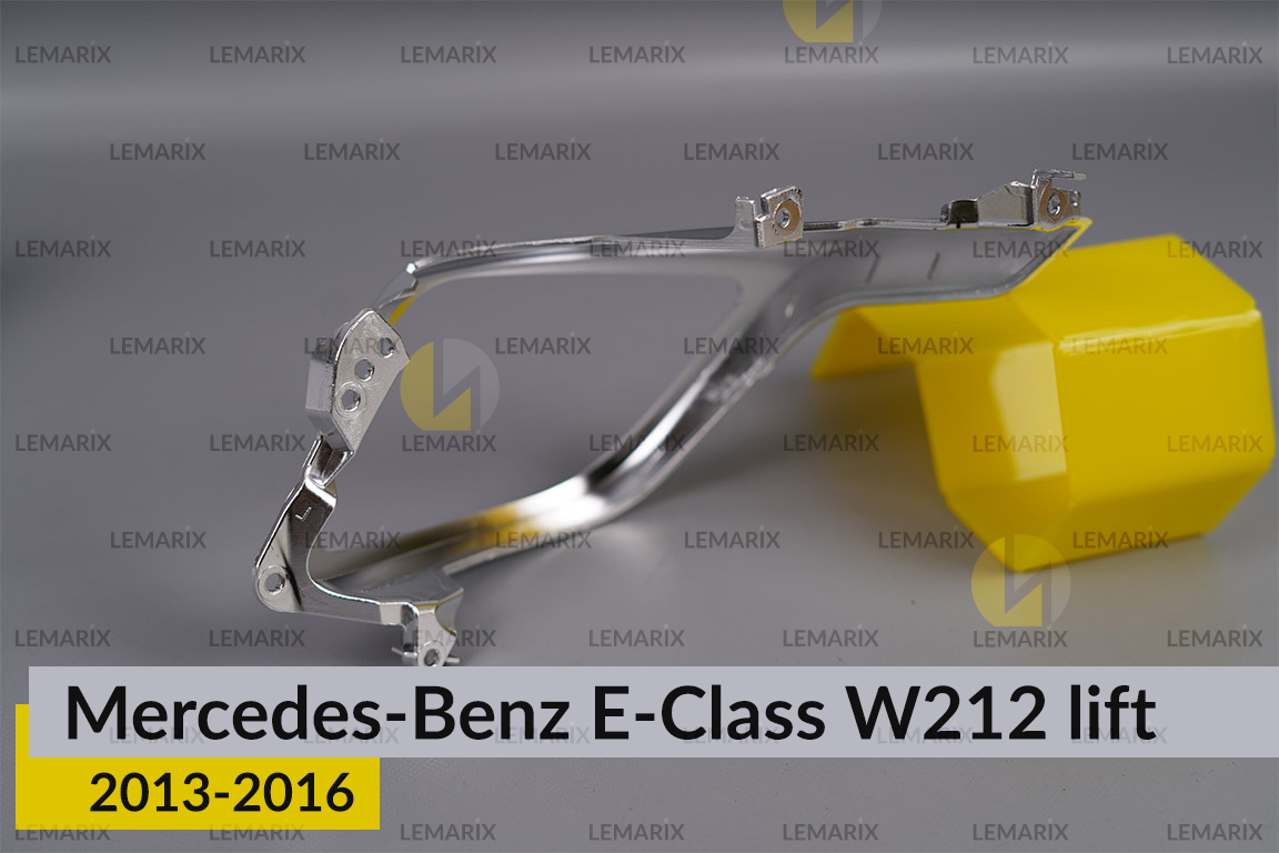 Хромированная декоративная маска линзы большая Mercedes-Benz E-Class W212 (2013-2016) рест правая