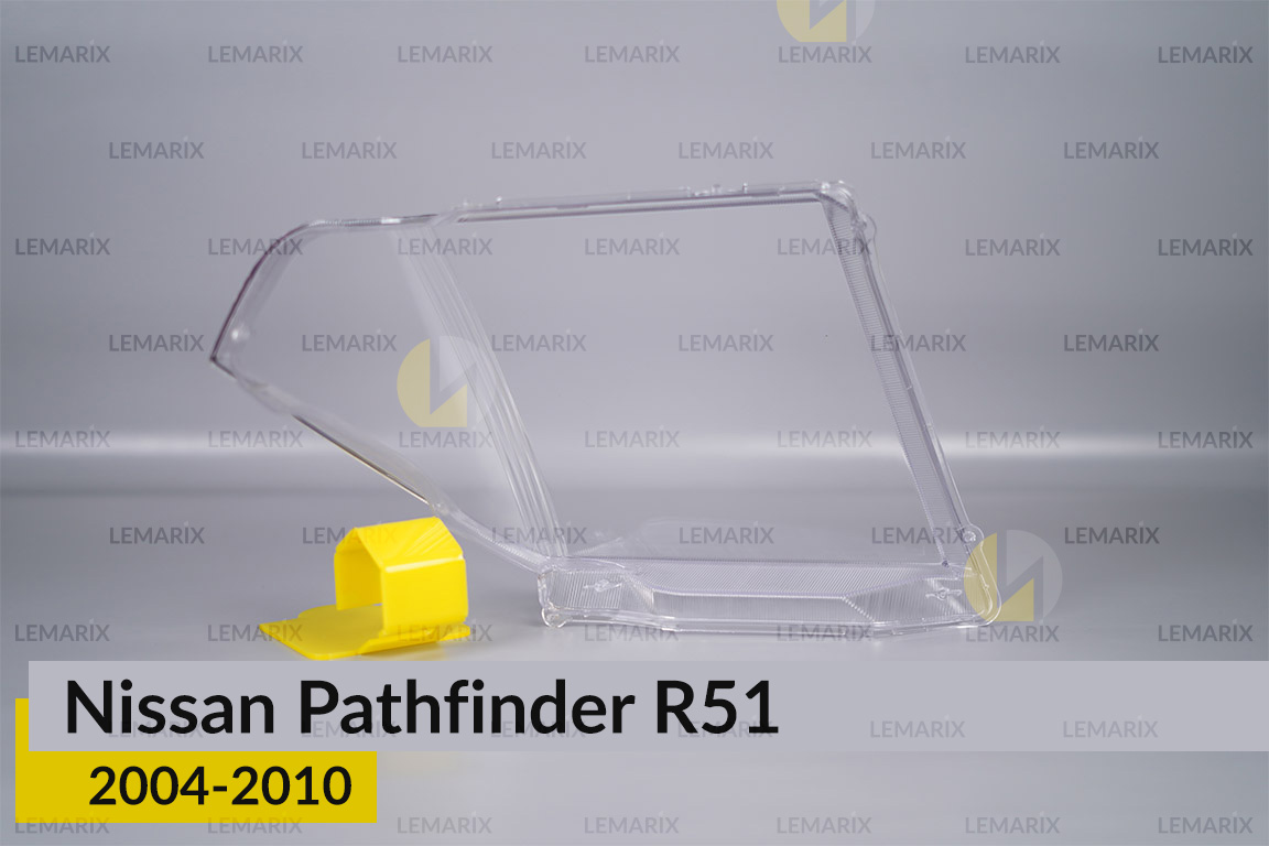 Стекло фары Nissan Pathfinder R51 (2004-2010) левое