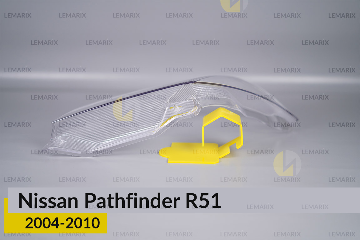 Стекло фары Nissan Pathfinder R51 (2004-2010) левое