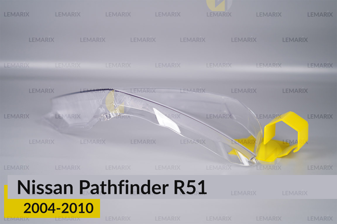 Стекло фары Nissan Pathfinder R51 (2004-2010) левое