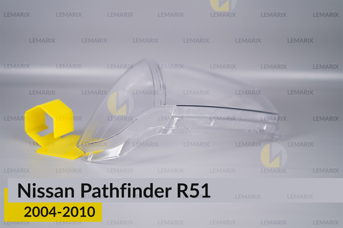 Стекло фары Nissan Pathfinder R51 (2004-2010) левое