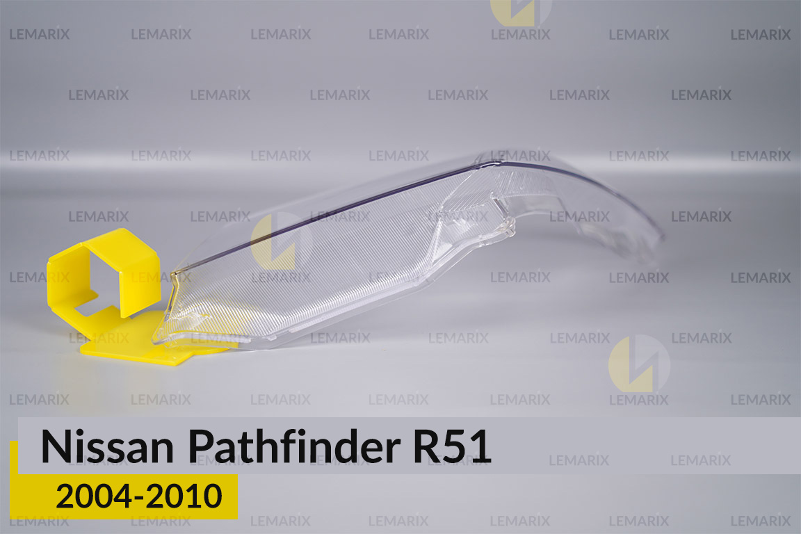 Стекло фары Nissan Pathfinder R51 (2004-2010) левое