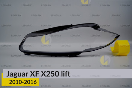 Стекло фары Jaguar XF X250 (2010-2016) рест левое