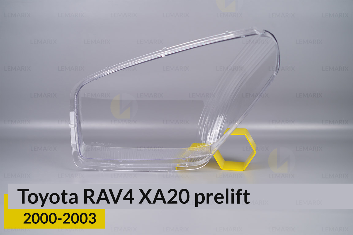 Стекло фары Toyota RAV4 XA20 (2000-2003) дорест правое
