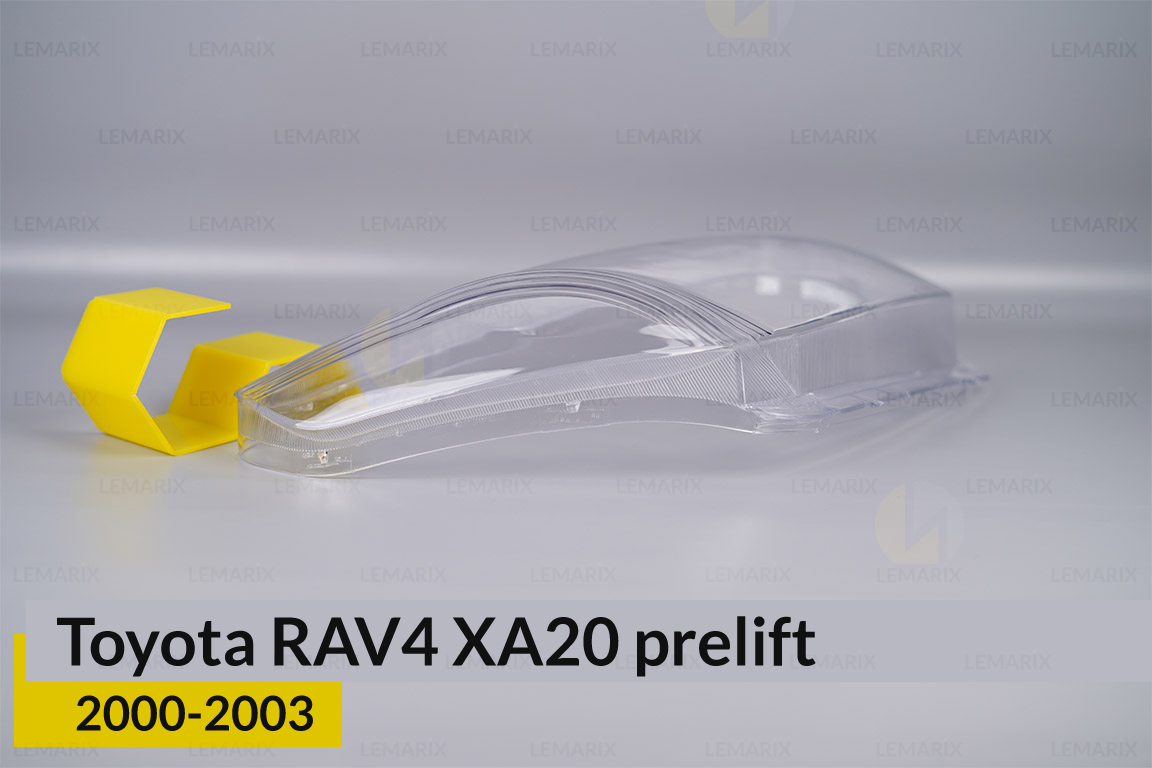 Стекло фары Toyota RAV4 XA20 (2000-2003) дорест правое