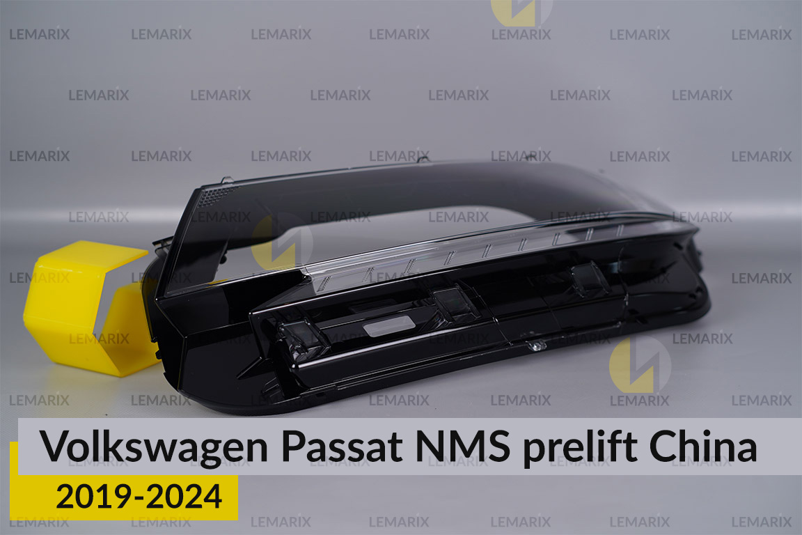 Скло фари VW Volkswagen Passat China (2019-2024) дорест ліве