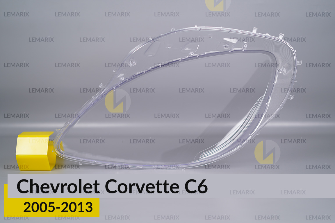 Стекло фары Chevrolet Corvette C6 (2005-2013) правое
